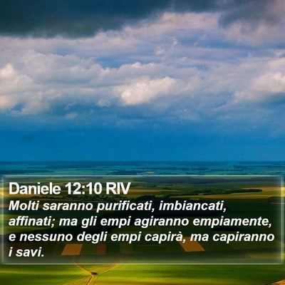 Daniele 12:10 RIV Bible Verse Image