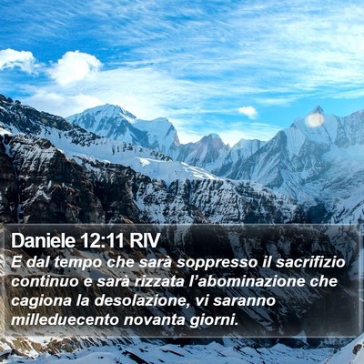 Daniele 12:11 RIV Bible Verse Image