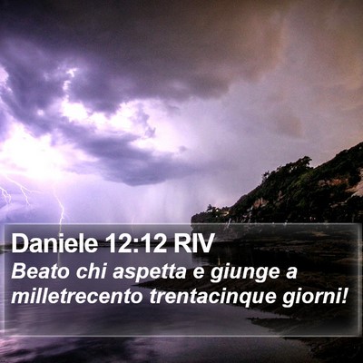 Daniele 12:12 RIV Bible Verse Image