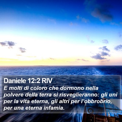 Daniele 12:2 RIV Bible Verse Image