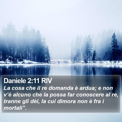 Daniele 2:11 RIV Bible Verse Image