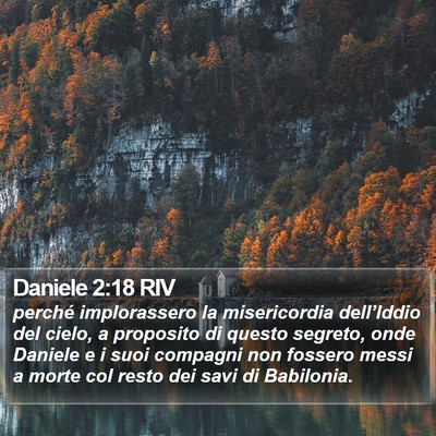 Daniele 2:18 RIV Bible Verse Image
