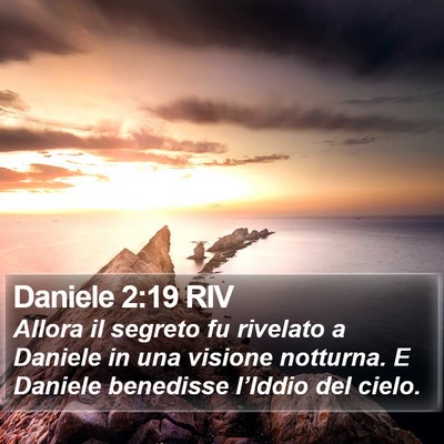Daniele 2:19 RIV Bible Verse Image