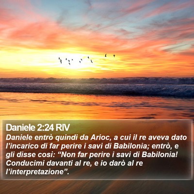 Daniele 2:24 RIV Bible Verse Image