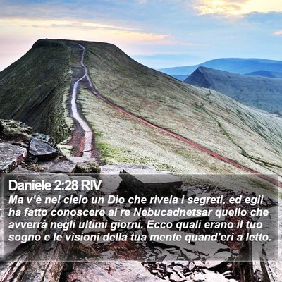 Daniele 2:28 RIV Bible Verse Image