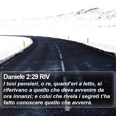 Daniele 2:29 RIV Bible Verse Image