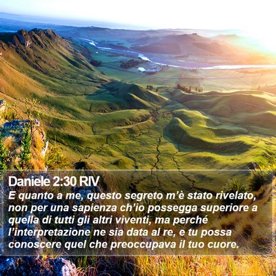 Daniele 2:30 RIV Bible Verse Image