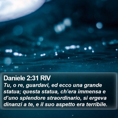 Daniele 2:31 RIV Bible Verse Image
