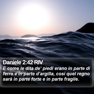 Daniele 2:42 RIV Bible Verse Image
