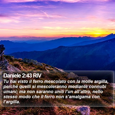 Daniele 2:43 RIV Bible Verse Image