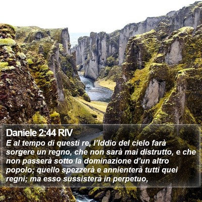 Daniele 2:44 RIV Bible Verse Image