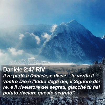 Daniele 2:47 RIV Bible Verse Image