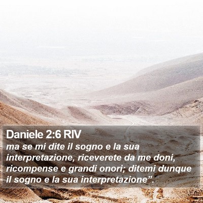 Daniele 2:6 RIV Bible Verse Image