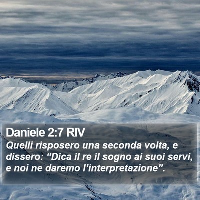 Daniele 2:7 RIV Bible Verse Image