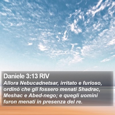 Daniele 3:13 RIV Bible Verse Image