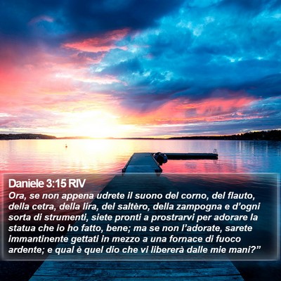 Daniele 3:15 RIV Bible Verse Image