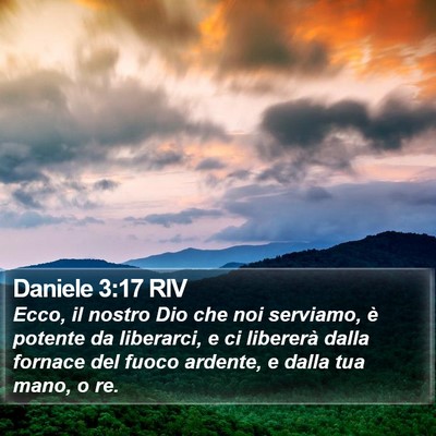 Daniele 3:17 RIV Bible Verse Image