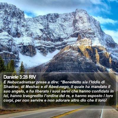Daniele 3:28 RIV Bible Verse Image