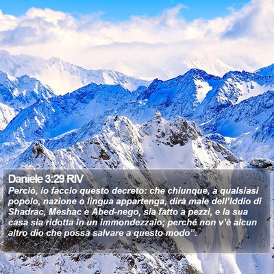 Daniele 3:29 RIV Bible Verse Image