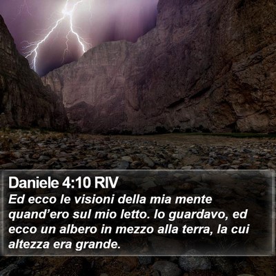 Daniele 4:10 RIV Bible Verse Image