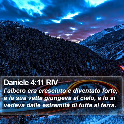 Daniele 4:11 RIV Bible Verse Image