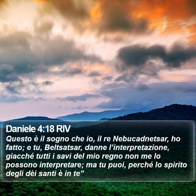 Daniele 4:18 RIV Bible Verse Image