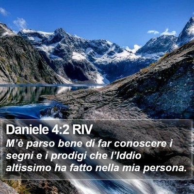 Daniele 4:2 RIV Bible Verse Image