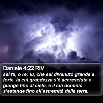 Daniele 4:22 RIV Bible Verse Image