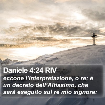 Daniele 4:24 RIV Bible Verse Image