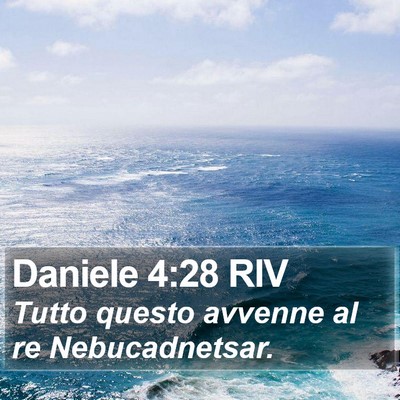 Daniele 4:28 RIV Bible Verse Image