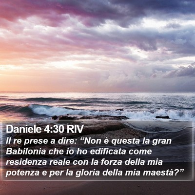 Daniele 4:30 RIV Bible Verse Image