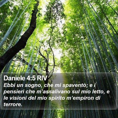 Daniele 4:5 RIV Bible Verse Image