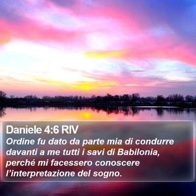 Daniele 4:6 RIV Bible Verse Image