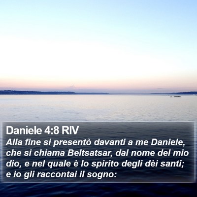 Daniele 4:8 RIV Bible Verse Image