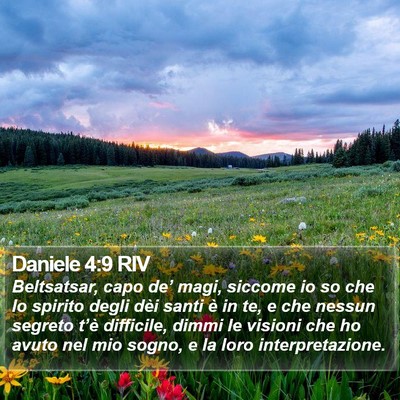 Daniele 4:9 RIV Bible Verse Image