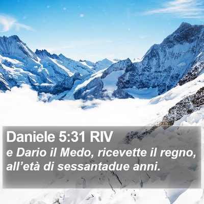 Daniele 5:31 RIV Bible Verse Image