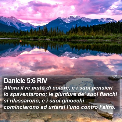Daniele 5:6 RIV Bible Verse Image