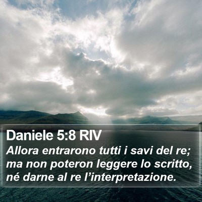 Daniele 5:8 RIV Bible Verse Image