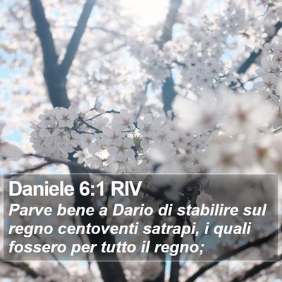 Daniele 6:1 RIV Bible Verse Image