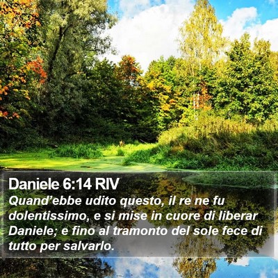 Daniele 6:14 RIV Bible Verse Image