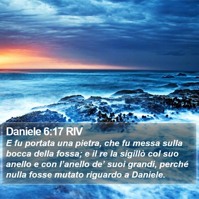 Daniele 6:17 RIV Bible Verse Image