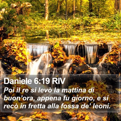 Daniele 6:19 RIV Bible Verse Image
