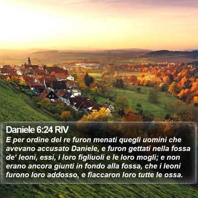 Daniele 6:24 RIV Bible Verse Image