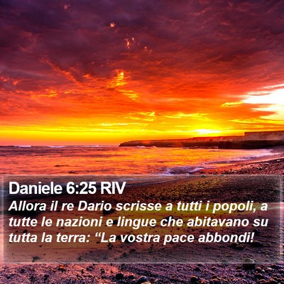Daniele 6:25 RIV Bible Verse Image