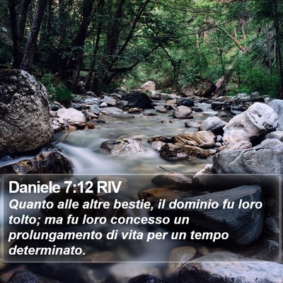 Daniele 7:12 RIV Bible Verse Image