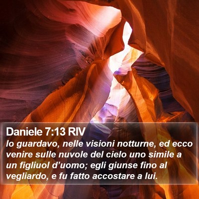 Daniele 7:13 RIV Bible Verse Image