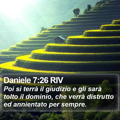 Daniele 7:26 RIV Bible Verse Image
