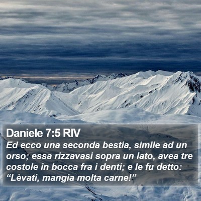 Daniele 7:5 RIV Bible Verse Image