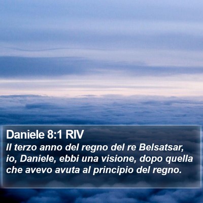 Daniele 8:1 RIV Bible Verse Image