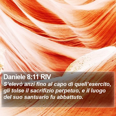 Daniele 8:11 RIV Bible Verse Image
